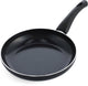 Bk brilliant koekenpan 24cm - pfas-vrije antikleeflaag – koekenpan inductie - keramische koekenpan – ovenbestendig tot 160°c – koudgreep - zonder deksel – zwart