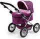 Bayer design - poppenwagen trendy - paars met hartjes