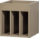 Woood turner platenkast - grenen - mud - 47x44x44