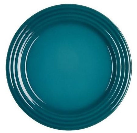 Le creuset ontbijtbord dessertbord - deap teal - ø 22 cm