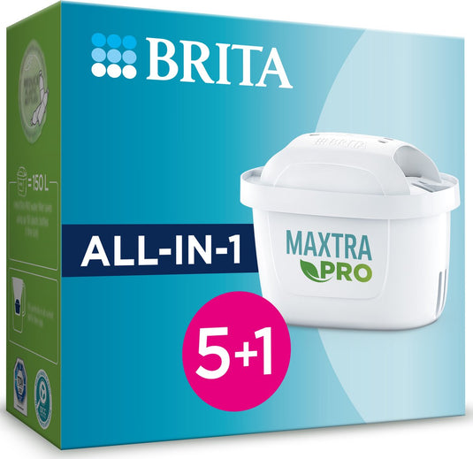 Brita maxtra pro all-in-1 waterfilterpatronen 6 stuks