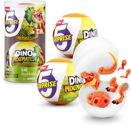 5 surprise dino mix match 2 stuks van zuru