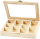 Creativ company https: www.cchobby.nl doos-met-glazen-deksel-afm-15-5x20-5x3-5-cm-gatgrootte-4-3x6-6-cm-1-stuk