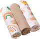 Babyono baby ono 3 stuks beige hydrofiel luiers
