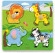 Vigatoys viga toys - vormenpuzzel safaridieren