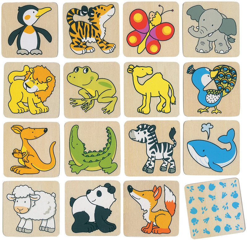 Load image into Gallery viewer, Goki houten memo dieren, 32dlg.

