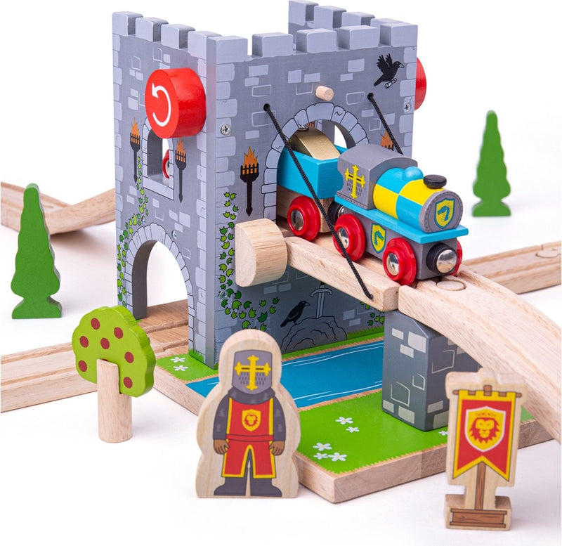 Load image into Gallery viewer, Bigjigs houten rails - ophaalbrug
