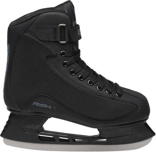 Roces – rsk 2 – ijshockeyschaatsen – schaatsen heren – zwart – stevige constructie rvs ijzer – maat eu 46