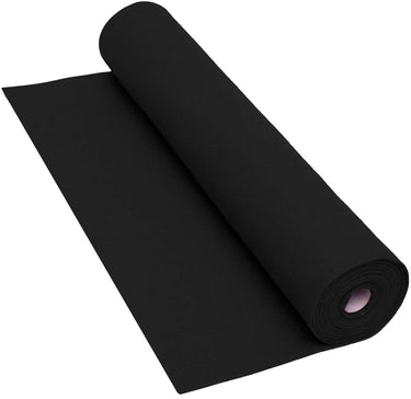 Colorations - zwarte viltrol - 160 gsm, 5 m x 45 cm