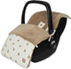 Jollein voetenzak voor autostoel kinderwagen - mini teddy bear - 82x42cm - waffle