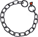 Hs sprenger dog collar black 3 mm links semi-long (61 cm)