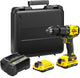 Stanley fatmax v20 18v brushless schroef- klopboormachine in koffer (met 2x 2.0ah accu en lader) sfmcd715d2k-qw