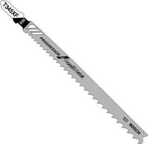 Bosch decoupeerzaagblad t 345 xf progressor for wood and metal - 3 stuks