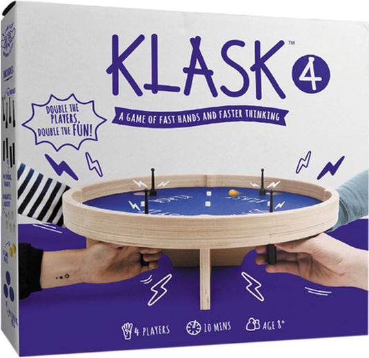 Klask 4 spelers bordspel - magnetisch spel - bordspellen volwassenen en kinderen