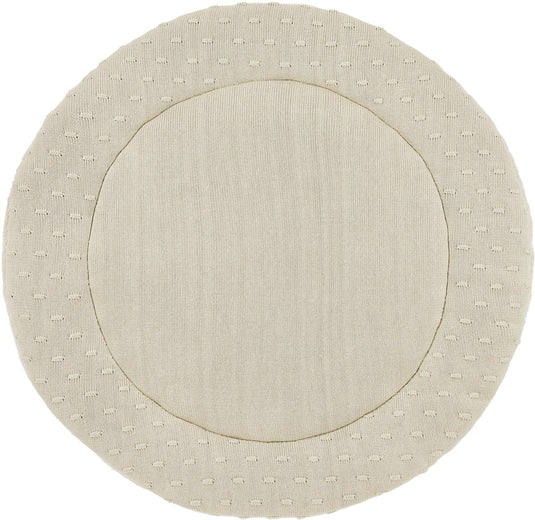 Meyco baby knots boxkleed rond - ⌀95cm - soft sand
