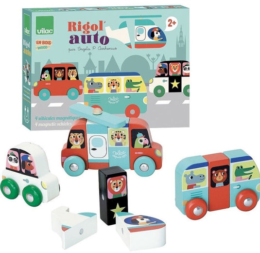 Vilac magneetset auto's