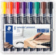 Staedtler lumocolor permanent marker ronde punt - box 8 st
