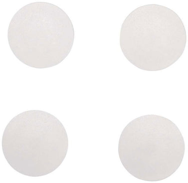 Maul magneet solid rond 4 stuks 0,8 kg kunststof ferriet bruchsicher ø 3.2 x 0.96 cm wit