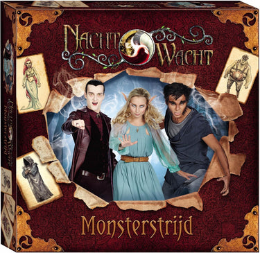 Nachtwacht bordspel - monsterstrijd - 1 tot 3 spelers