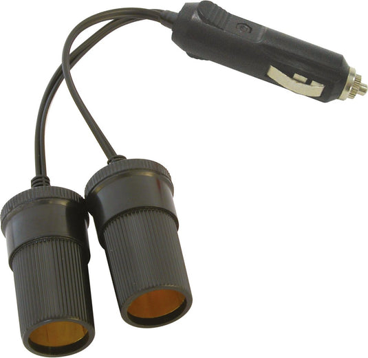 Carpoint 2-weg aanstekerdoos 12v - 10a