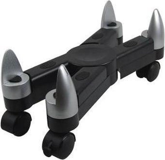 Fellowes cpu support with wheels 8039001 black