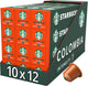 Starbucks by nespresso capsules colombia - 10 koffiecups x 12 doosjes