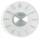 Nextime stripe – wandklok – 31 cm – glas aluminium – transparant