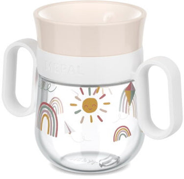 Mepal mio 360° drinkbeker - 200 ml - makkelijk vast te houden - kinderservies - sunshine rainbow