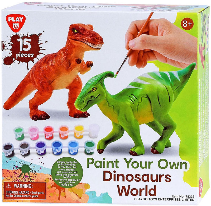 Afbeelding laden in galerijviewer, Playgo verf je eigen dino's - 15dlg.
