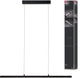 Paulmann lento led hanglamp - moderne hanglamp zwart mat - dimbaar in hoogte verstelbaar - 42w - warmwit licht (2700k) - perfect voor woonkamer of eetkamer