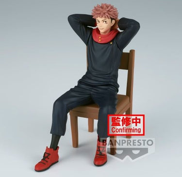Banpresto jujutsu kaisen pvc statue yuji itadori 11 cm beeld