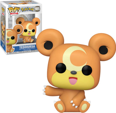 Funko pokémon teddiursa vinyl figuur 985 pop! meerkleurig pvc -