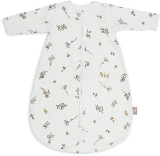 Jollein newborn slaapzak zomer jersey met afritsbare mouw 60cm - rond - riverside - zomerslaapzak