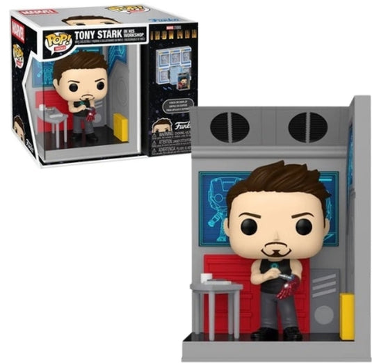 Funko iron man marvel - tony stark in his workshop (pop! nooks) vinylfiguur unisex pop! - neutraal - standard