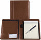 Brepols schrijfmap a5 palermo bruin met notitieblok formaat 195 x 243 cm