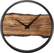 Nextime forest large – wandklok – 45 cm – hout metaal – bruin – stil