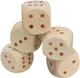 Koopman (loods) xl houten dobbelstenen – set van 5