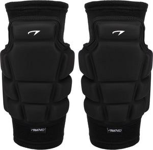 Avento knie beschermers - indoor sport knie beschermers - zwart - maat l