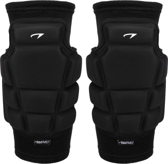 Avento knie beschermers - indoor sport knie beschermers - zwart - maat l