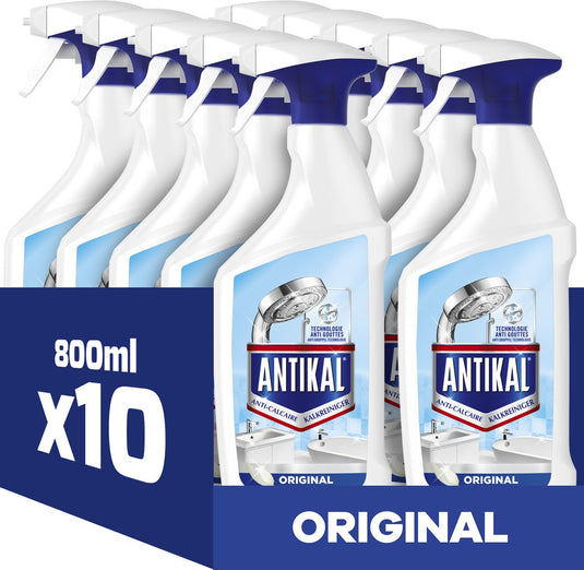 Antikal viakal original spray - om tot 100% kalkaanslag te verwijderen - 10 x 800 ml