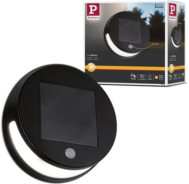 Paulmann solar led-wandarmatuur voor buiten helena bewegingsmelder ip44 3000k 56lm antraciet