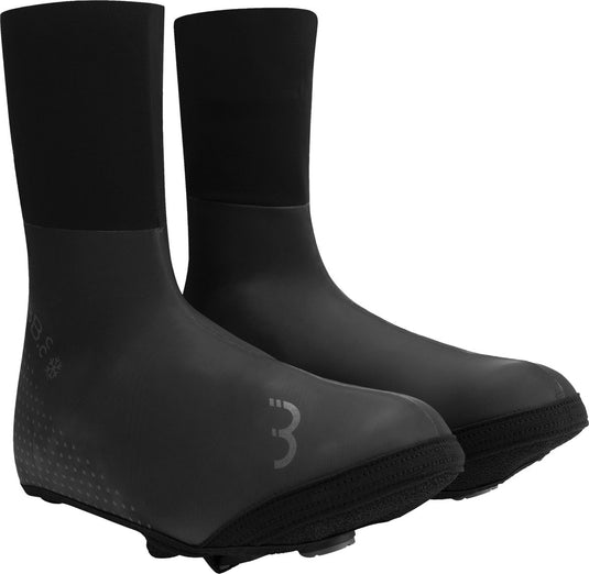 Bbb cycling ultrawear zipperless fiets overschoenen waterdicht - overschoenen wielrennen en mountainbike - thermo - zwart - maat 39 40 - bws-25