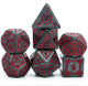 Hot games dobbelstenen set jumbo kasteel rood rollenspel 7-delig.