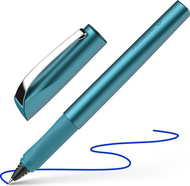 Schneider schrijfwaren schneider rollerball - ceod shiny - shiny teal - penpunt m - s-186257