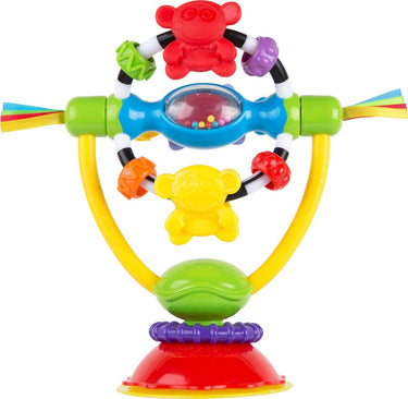 Playgro kinderstoel speeltje met verbeterde zuignap - grijp- en bijtspeelgoed -speelgoed baby - speelgoed 1 jaar