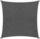 Abbey camp schaduwdoek - hdpe - 3 x 3 m - grijs - zonnedoek - rvs ringen - aswan-300