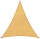Abbey camp schaduwdoek - hdpe - 3.6x3.6x3.6m - zonnedoek - zand - rvs ringen - murcia-360
