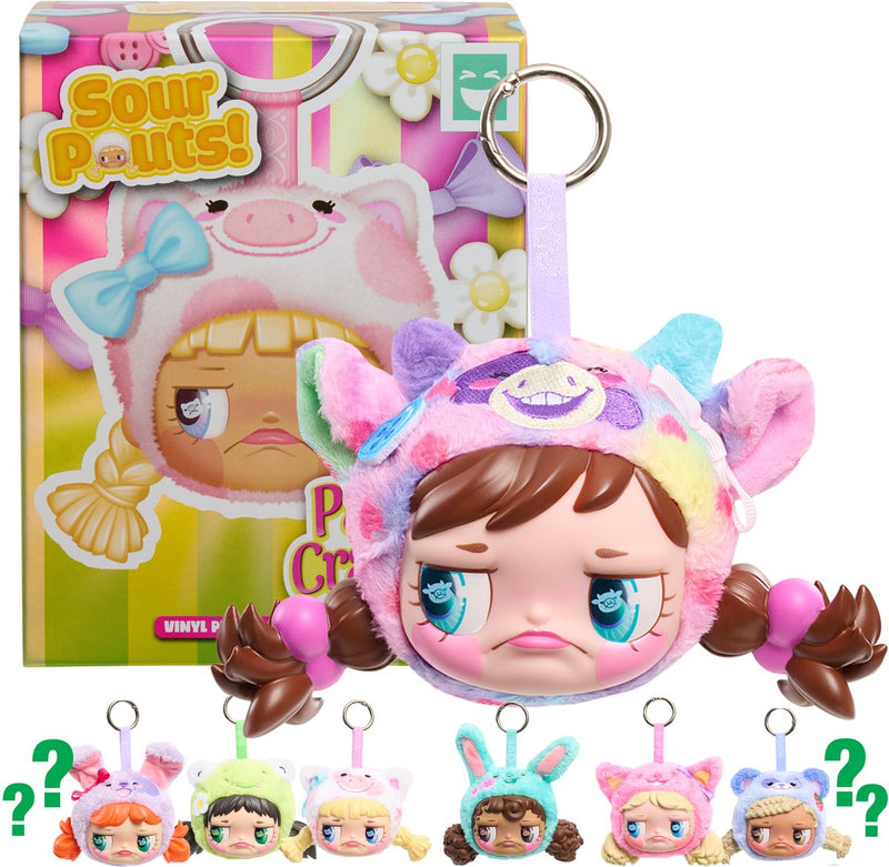 Load image into Gallery viewer, Just play happy haul sour pouts vinyl pluche sleutelhanger
