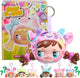 Just play happy haul 'sour pouts' blind box collectie - vinyl verzamelfiguren op pluche - sleutelhanger