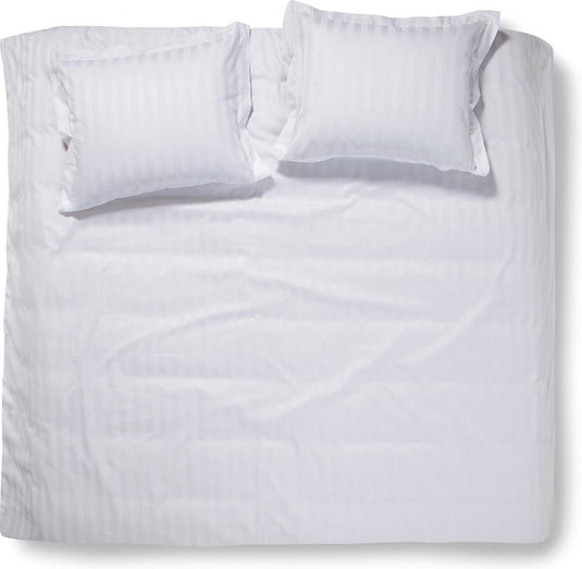 Damai linea - dekbedovertrek - tweepersoons - 200 x 200 220 cm - wit
